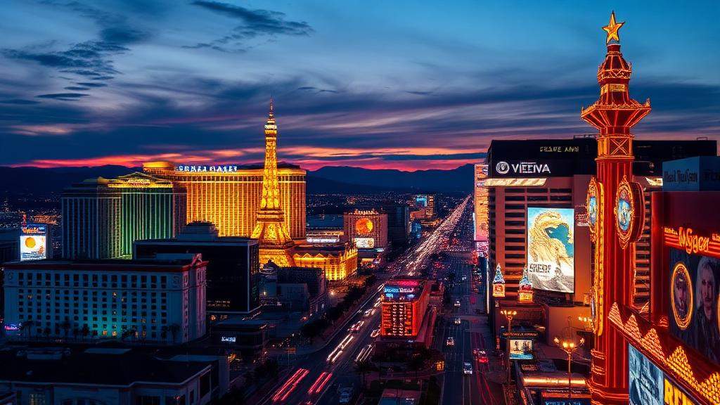 Las Vegas Nevada strip at twilight — appliance repair service in Nevada