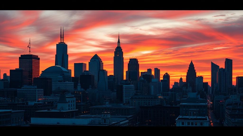 Philadelphia Pennsylvania skyline at sunset — appliance repair service in Pennsylvania